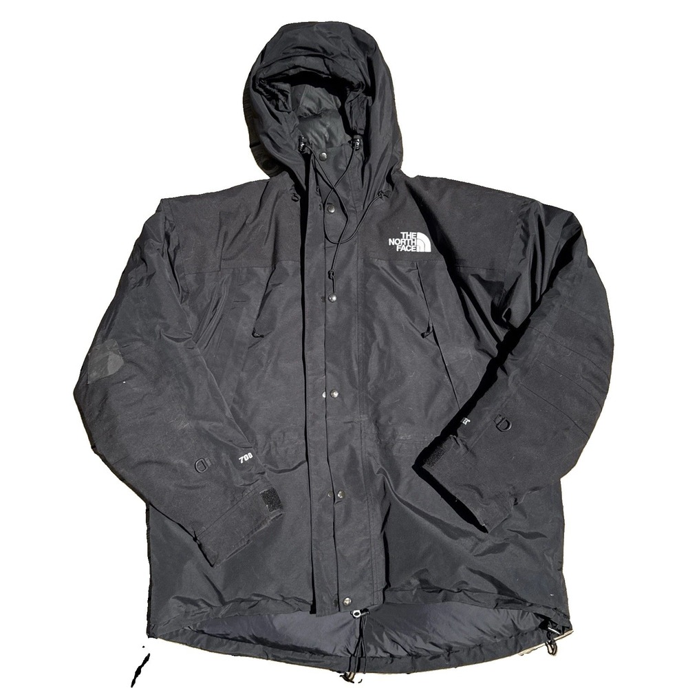 The North Face Gore-Tex 700 Fill Goose Down Hooded Ski Parka Black XXL Coat